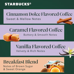 Starbucks K-Cup Coffee Pods, Dark Roast Coffee