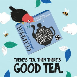 Clipper Organic Decaf Fairtrade Black Tea, 80 Tea Bags