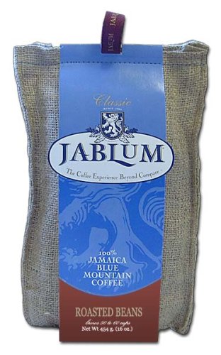 Blue Mountain Roasted Whole Bean Coffee, 16 oz bag, 5 pack