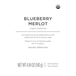 Organic Blueberry Merlot Herbal Tea