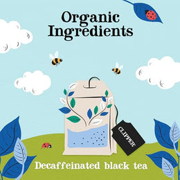 Clipper Organic Decaf Fairtrade Black Tea, 80 Tea Bags