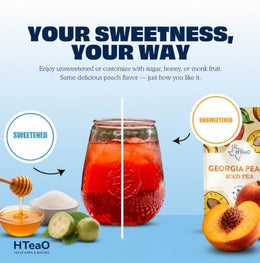 HTeaO Iced Tea Bags - Makes 16 Gallons - Texas Style (Variety Pack)