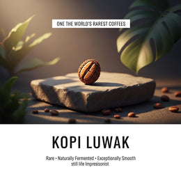 Montuno Kopi Luwak Arabica Coffee, Premium Gourmet, 1 Lb (Whole Bean)