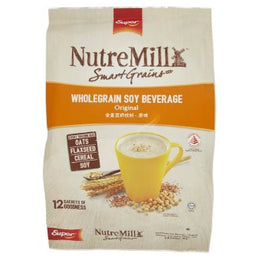 Super NutreMill Smart Grains Wholegrain Soy Beverage 420g (Original, 12 Pack)