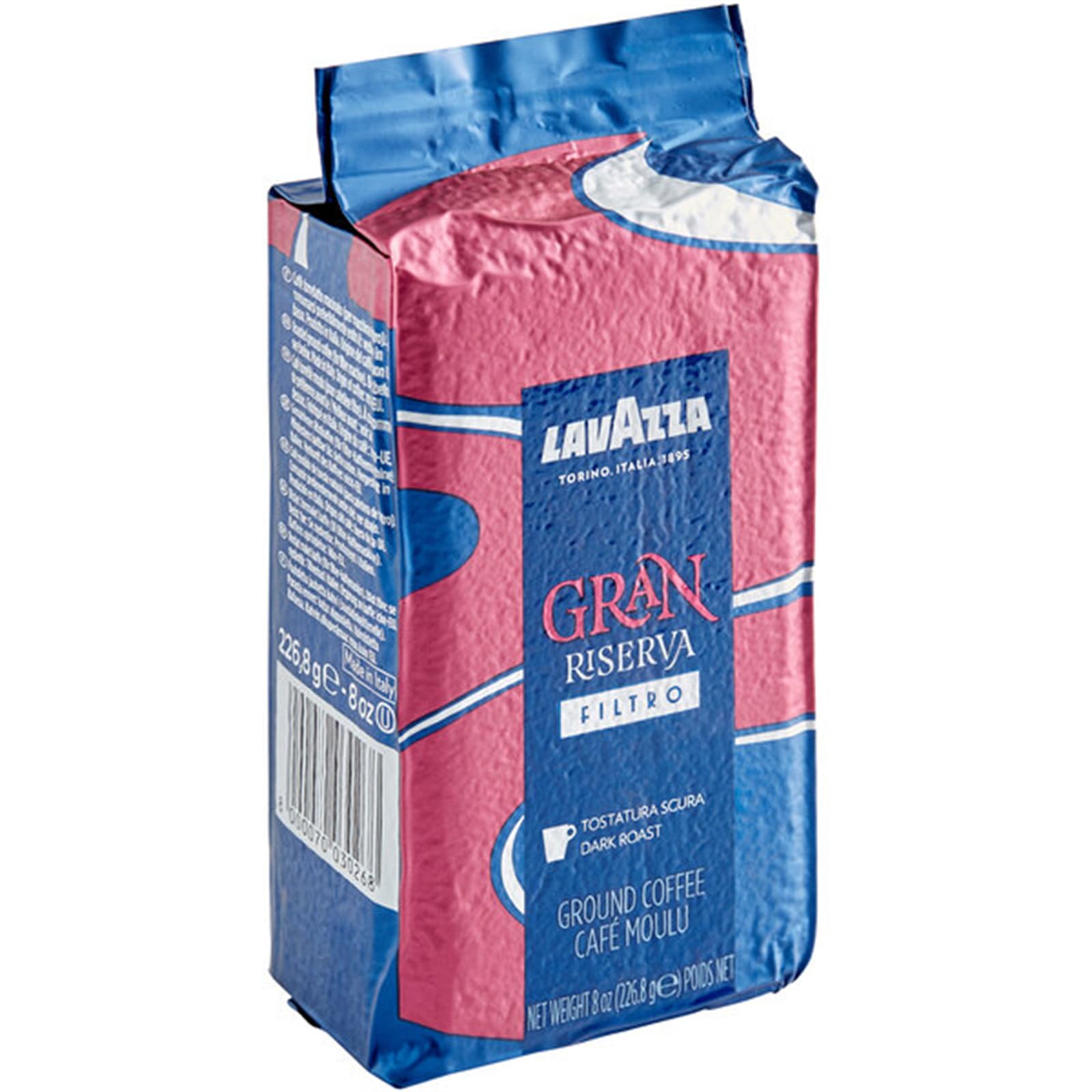 Gran Riserva Filtro Coarse Ground Coffee 8 oz. - 20/Pieces WS-110LVCRSRVGR-NPF