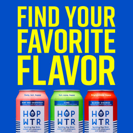 HOPWTR Citrus Variety Pack Sparkling Hop Water, NA Beer Alternative 36 Pack