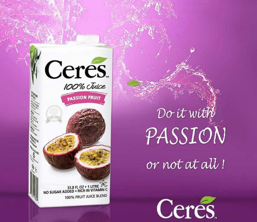 100% Natural Passion Fruit Juice