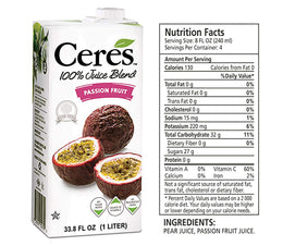 100% Natural Passion Fruit Juice