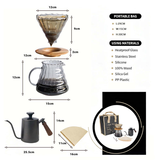 5-in-1 Pour Over Coffee Set