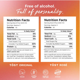 TÖST Cans All-Natural Non-Alcoholic Sparkling Beverage, 250 ML