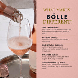 Non-Alcoholic Sparkling Rosé Wine