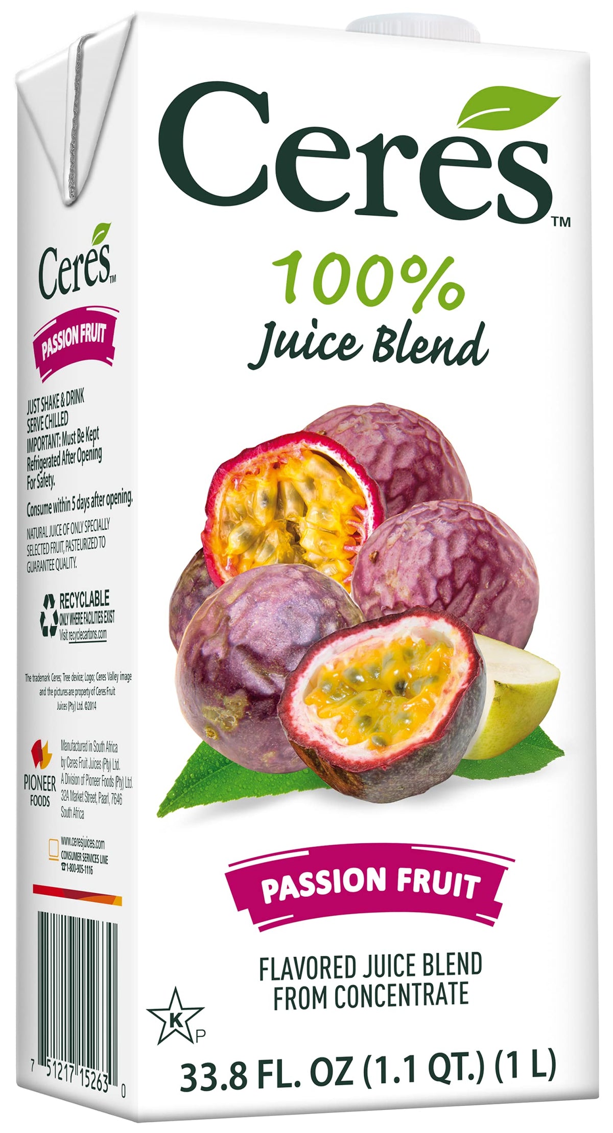 100% Natural Passion Fruit Juice