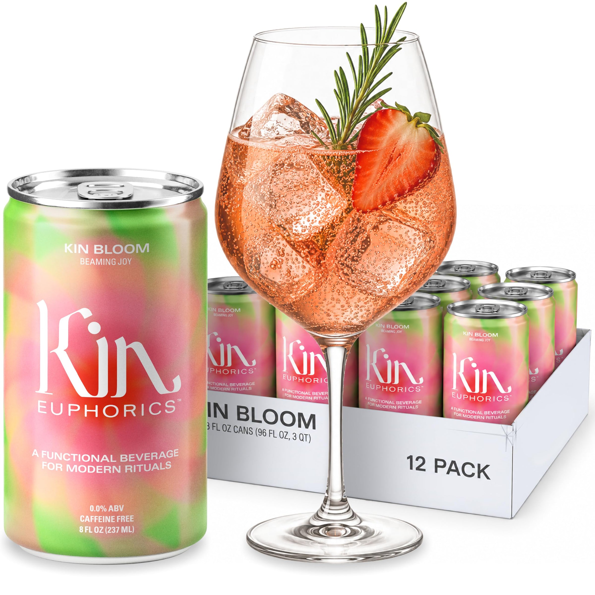 Kin Euphorics Non-Alcoholic Functional Beverage | Invigorating Booster