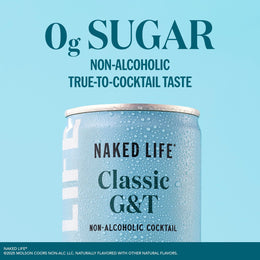 Naked Life Non-Alcoholic Drinks, Margarita, Zero Sugar, Low Calorie