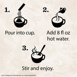 Starbucks Powder Caffeinated Via Instant Bag Yes dark_roast