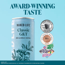 Naked Life Non-Alcoholic Drinks, Margarita, Zero Sugar, Low Calorie